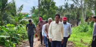 सेठ यांनी केला साई कॉलनी, कणबर्गीचा पाहणी दौरा Seth