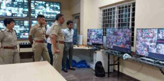 सीसीटीव्ही कॅमेरे, वाहतूक व्यवस्थापन कक्षाला पोलीस आयुक्तांची भेट Dcp