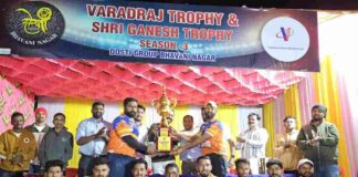 एस. आर. एस. हिंदुस्थान संघ ठरला वरदराज चषकाचा मानकरी Varadaraj trophy