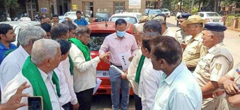 बायपासविरोधात रयत संघटनेतर्फे जिल्हाधिकाऱ्यांना निवेदन