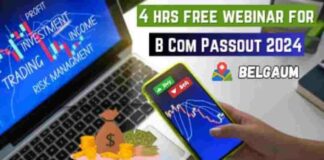 *बी. कॉम. पदविधारांसाठीसाठी 4 तासांचा फ्री वेबिणार*