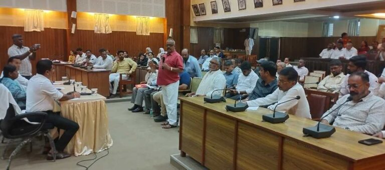 बेळगाव मनपा अर्थसंकल्पपूर्व सभेत महापौरांनी जाणून घेतले जनतेचे मत