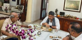 प्रभाकर कोरे यांची भेट मैत्रीपूर्ण, राजकीय नव्हे -डी. के. शिवकुमार