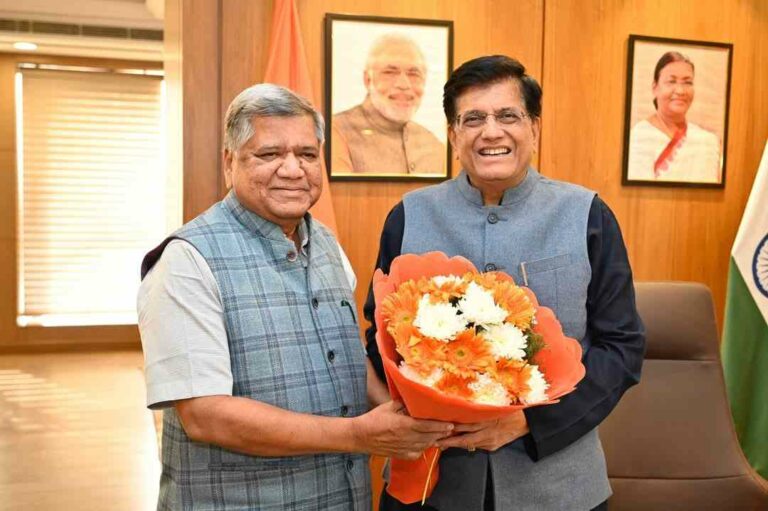 कृषी उत्पादनांसाठी शीतगृह उभारण्याची खा. शेट्टर यांची केंद्रीय मंत्र्यांना विनंती