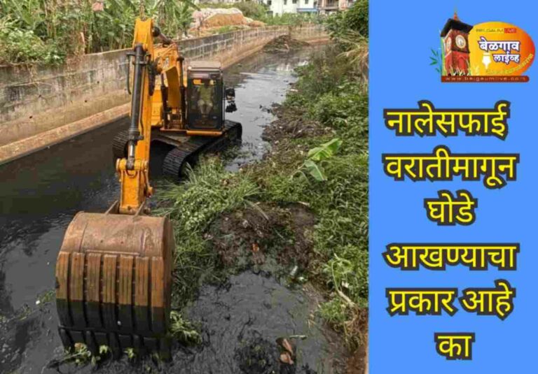 नाला सफाई म्हणजे वरातीमागून घोडे नाचवण्याचा प्रकार आहे का?