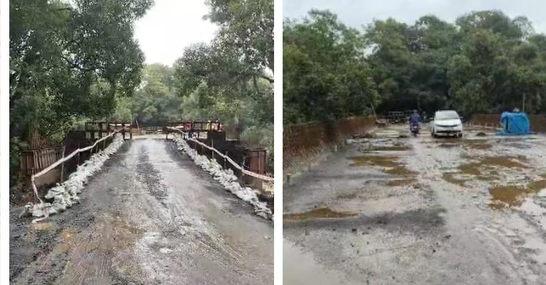 कुसमळी पुल तूर्तास दुचाकी, चारचाकींच्या वाहतुकीसाठी खुला