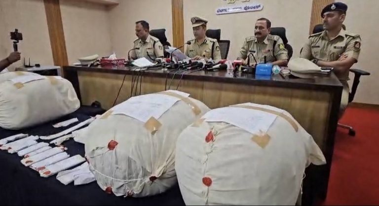 महाराष्ट्रातून बेळगावकडे येणारा 50 किलो गांजा जप्तसहा जण अटकेत