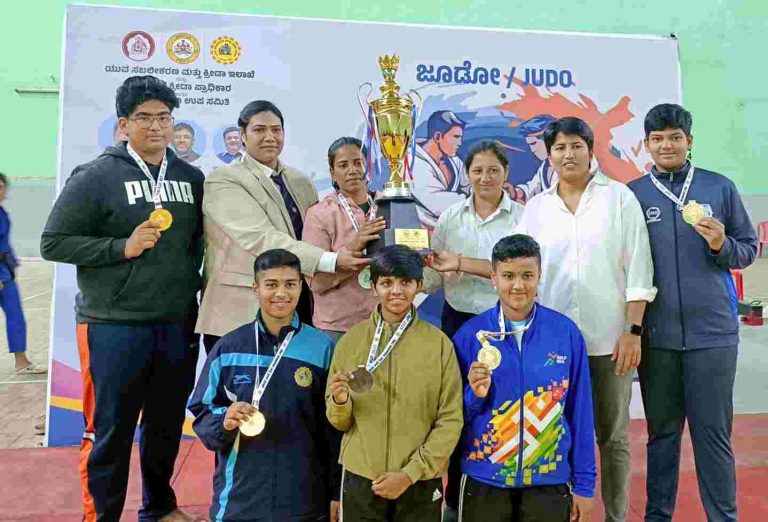 म्हैसूर दसरा स्पर्धेत बेळगाव डीवायईएस ज्युडो सेंटरचे उल्लेखनीय यश