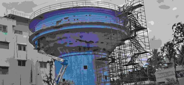 बेळगावमध्ये पाण्याच्या टाकीला उद्घाटनपूर्वच गळती!