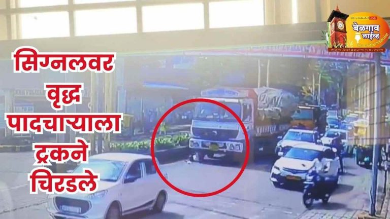 भरधाव वाहनाने चिरडल्याने वृद्धाचा जागीच मृत्यू