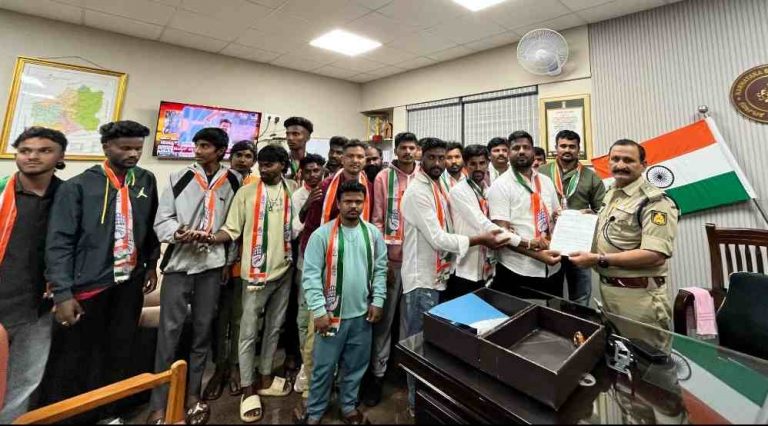 बेळगांव ग्रामीण युवा काँग्रेसचे ‘यासाठी’ पोलीस आयुक्तांना निवेदन