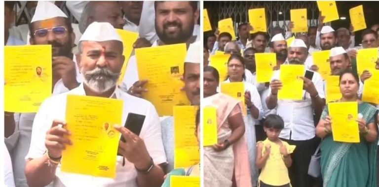 डीसीसी बँक निवडणुकीसाठी रमेश कत्तींचे मोठे शक्तिप्रदर्शन