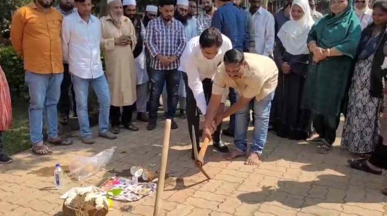 शिवाजीनगर नाल्याच्या विकास कामाचा भूमिपूजनाने शुभारंभ