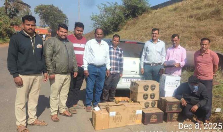 बेळगावात उत्पादन शुल्क विभागाची धडक कारवाई