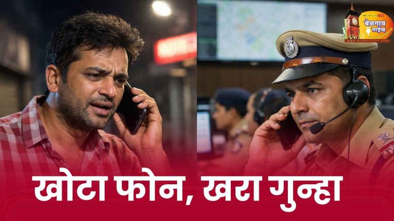 पोलिसांना खोटी माहिती देणे अंगलट; गुन्हा दाखल