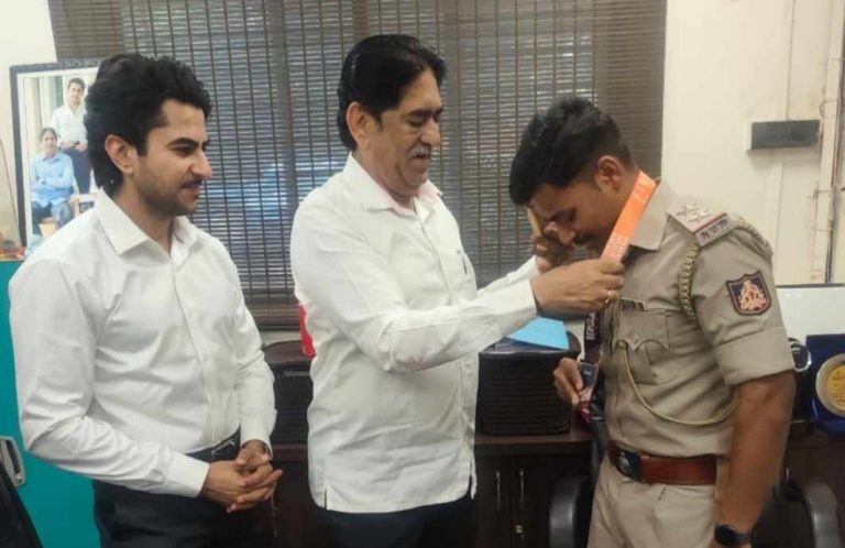 बेळगावचे पोलीस कर्मचारी संगमेश अनी यांचे आंतरराष्ट्रीय स्पर्धेत यश