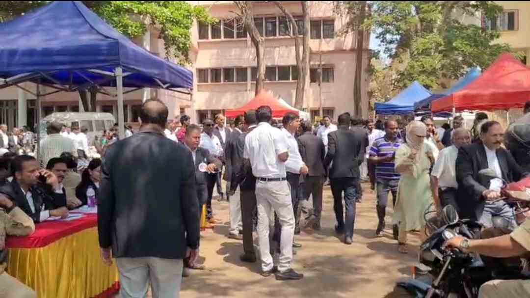 राज्य बार असोसिएशन निवडणूक मतदानासाठी बेळगावात उत्साह