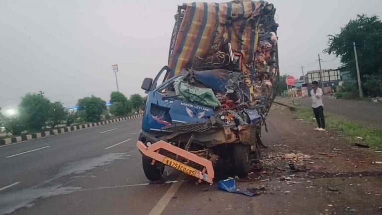 बेळगावजवळ भीषण अपघात; दोन जण ठार, चालक गंभीर जखमी