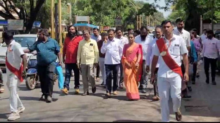 डॉ. आंबेडकर जयंती मिरवणूक मार्गाची महापौर, उपमहापौरांनी केली पाहणी