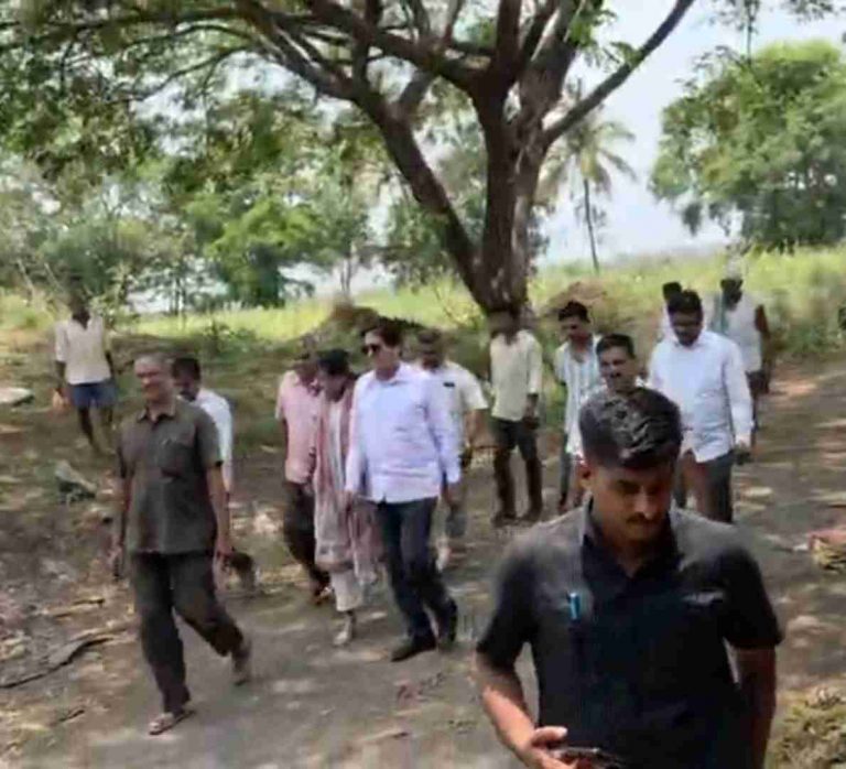 बळ्ळारी आणि लेंडी नाला समस्यांची आमदारांकडून पाहणी