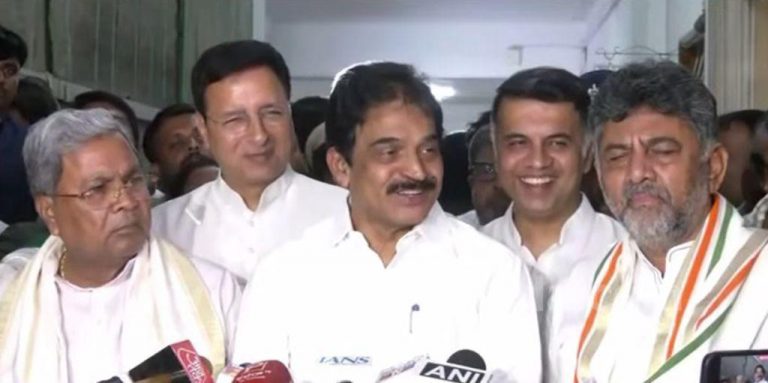 कर्नाटकच्या मुख्यमंत्रीपदी शिवकुमार! काँग्रेस विधिमंडळ पक्षाच्या बैठकीत एकमताने निवड
