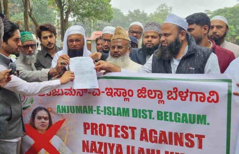 भाजपच्या नाझिया इलाही खान, दिव्या सिंगवर कारवाई करा