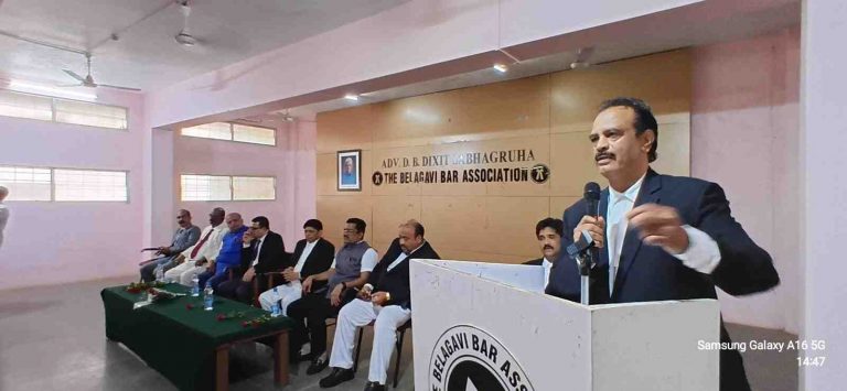 बार कौन्सिलच्या नूतन सदस्यांचा बेळगावात गौरव