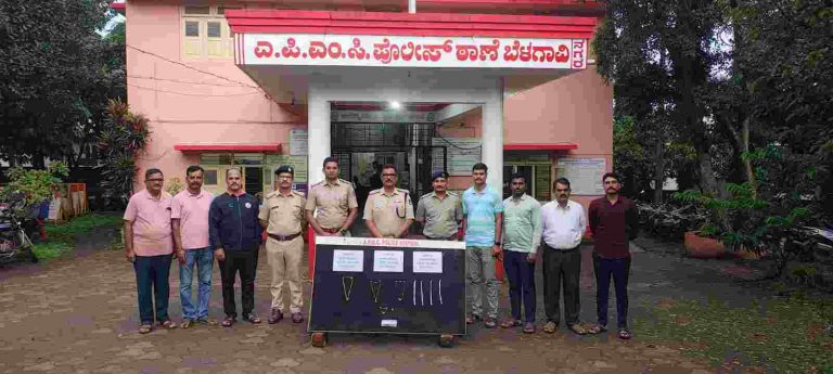 एपीएमसी पोलिसांनी उघडकीस आणल्या घरफोड्या